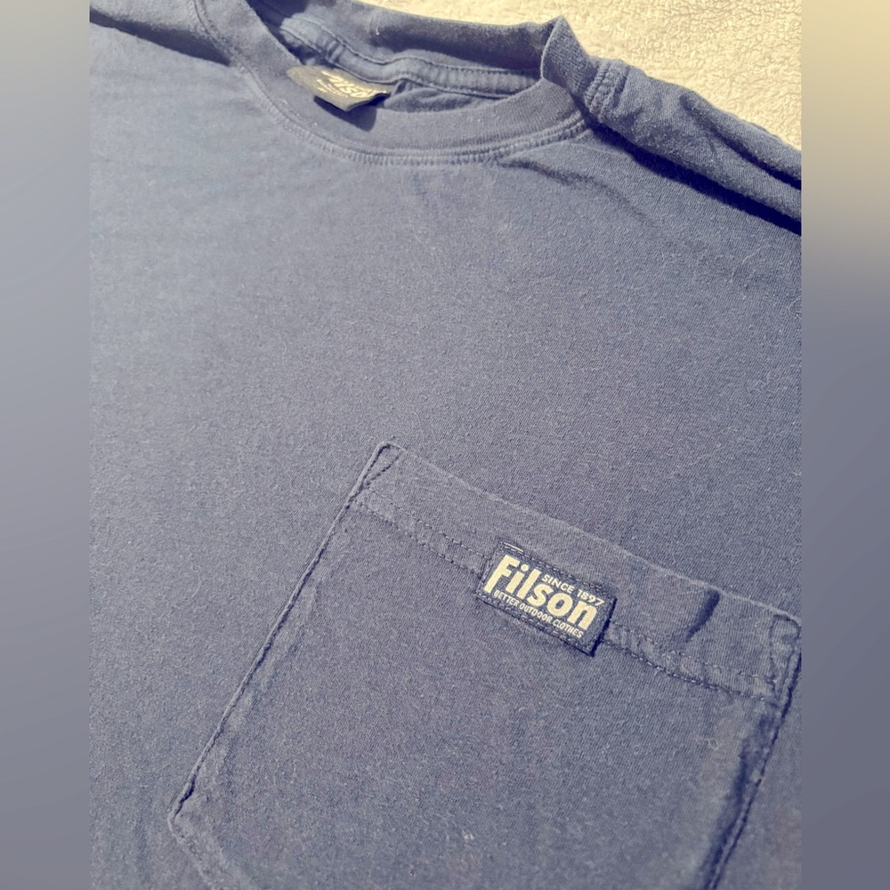 Filson Navy Pocket T Shirt